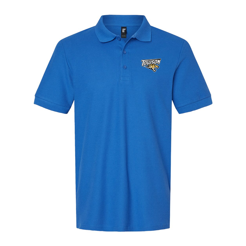 Men's Towson Tigers Gildan Hammer Pique Polo